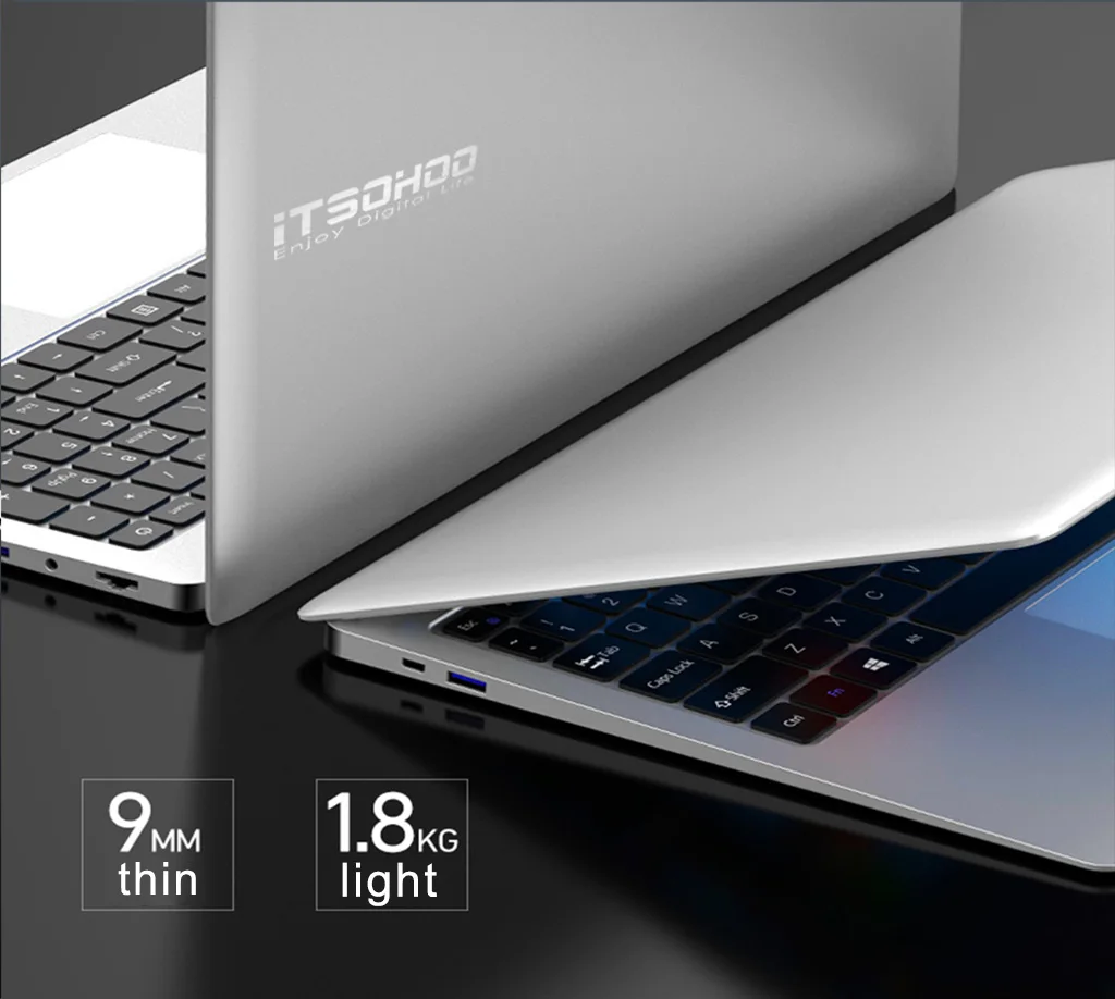 ITSOHOO ноутбук 15,6 Inch 8 Гб Тетрадь компьютер с четырехъядерным процессором 512 ГБ 1 ТБ Intel J3455 Quad core ноутбуки RJ45 ультрабук