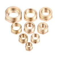 2pcs 18 14 38 12 341 brass pneumatic hose fitting hex reducer bushing female to male change coupler connector adapter