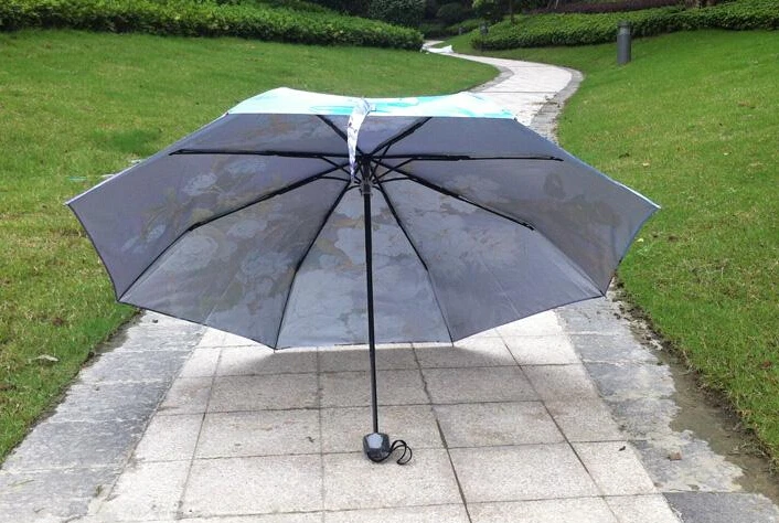 2016 новая мода складной ветрозащитный Анти УФ прозрачный/дождь Сакура картина