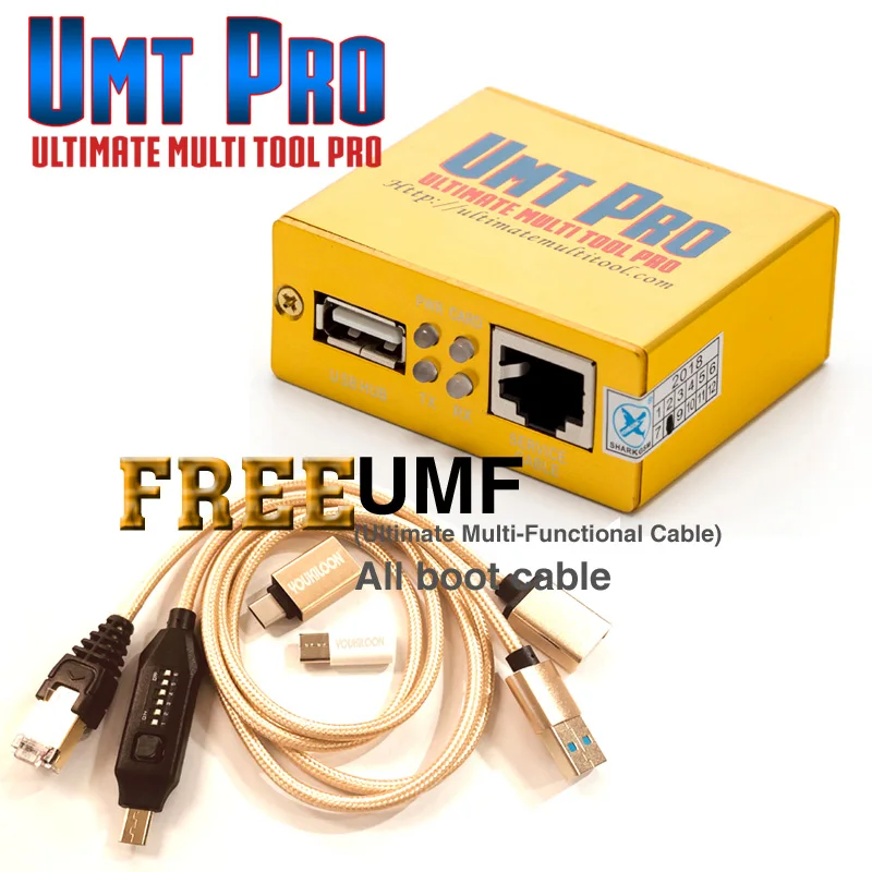 Новейшая 100% оригинальная UMT Pro коробка + AVB 2в1 UMF все кабели для загрузки бесплатная