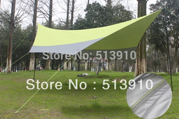 Брезентовая Палатка/беседка/тент от солнца с серебряным покрытием 5*5 м|shade tent|design