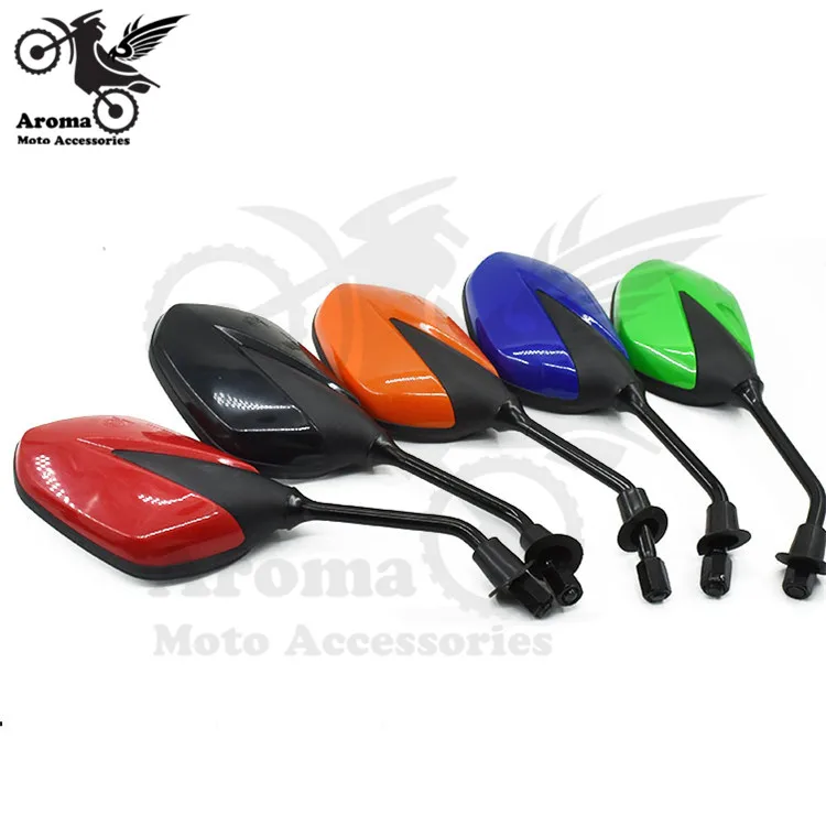 

Боковые зеркала 5 видов цветов для мотоциклов honda, suzuki, yamaha, benelli