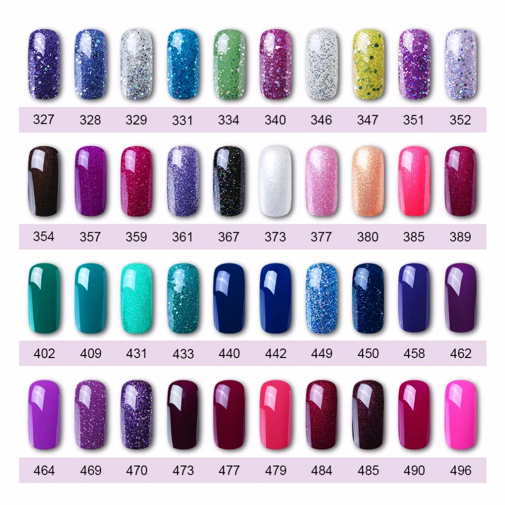 Лак для ногтей HNM 8 мл Классический лак Nagellak Lucky полуперманентный Гель 194 цвета