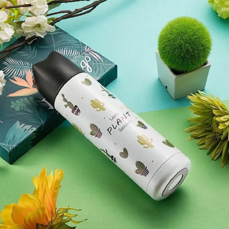 Мультяшный термос Totoro бутылка Вакуумная чашка из нержавеющей стали Термокружка