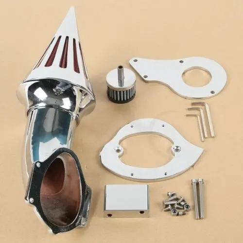 Воздушный фильтр Moto Chrome с шипами для Honda Shadow VLX600 VT600C 99 Up|Воздушные фильтры и