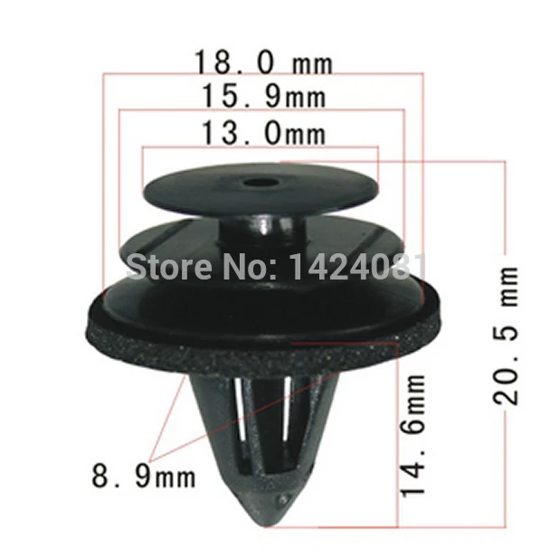 

100x Door Trim Panel Nylon Retainer Clip 01553-07111 FOR Infiniti for Nissan Altima G35 Q45 97+ 0155307111