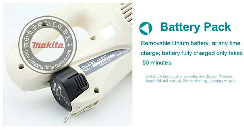 Список Япония Makita бытовой беспроводной зарядки пылесос CL102DW портативный Mute всасывания большой D. C. 10.8v