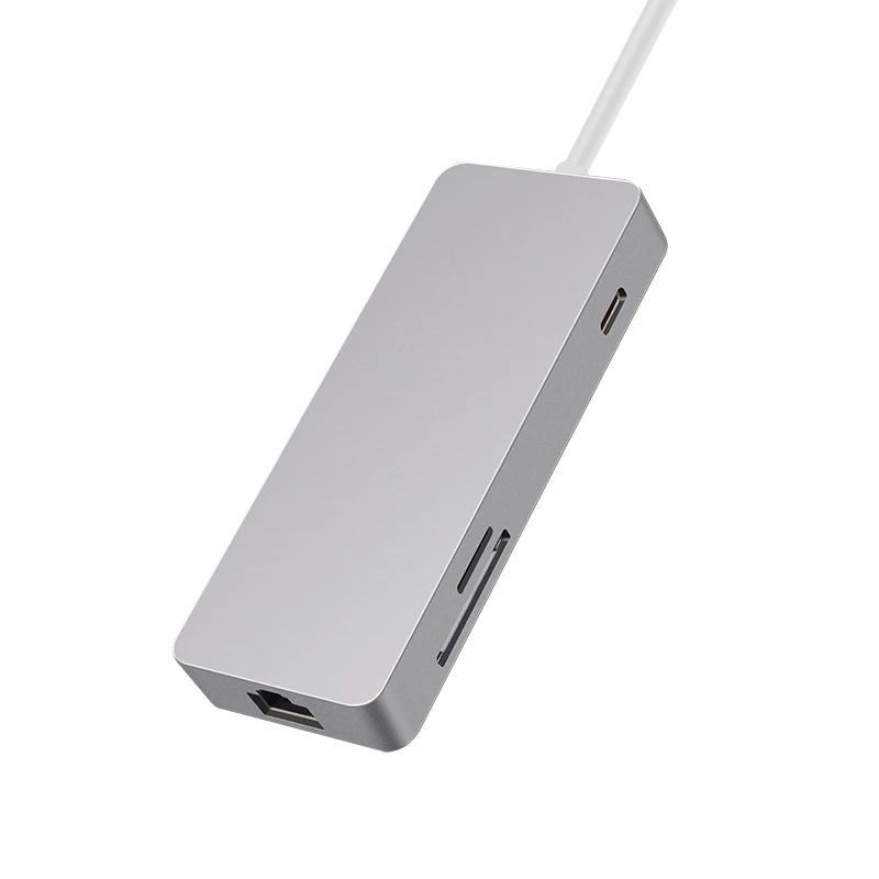 Thunderbolt3 док-станция USB C концентратор USB3.1 type c к hdmi ethernet адаптер tf sd кардридер кабель