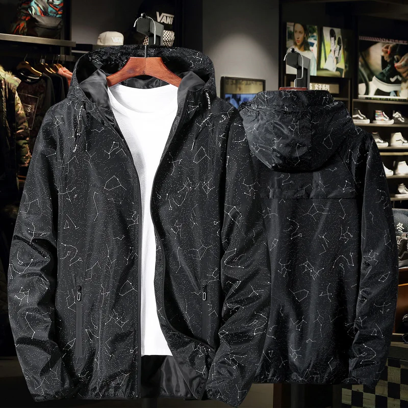 Осенняя мужская повседневная обувь для улицы пальто ветрозащитная куртка