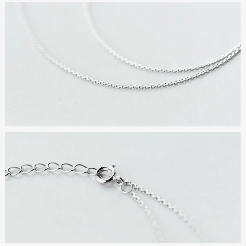 Модное ожерелье Красное сердце из стерлингового серебра 925 пробы для женщин