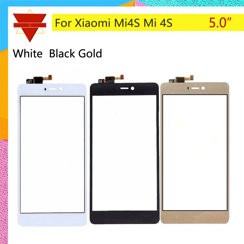 10 шт \ Лот Оригинал mi 4S Передняя панель 5 0 &quotдля Xiao M4S сенсорный экран ЖК дисплей