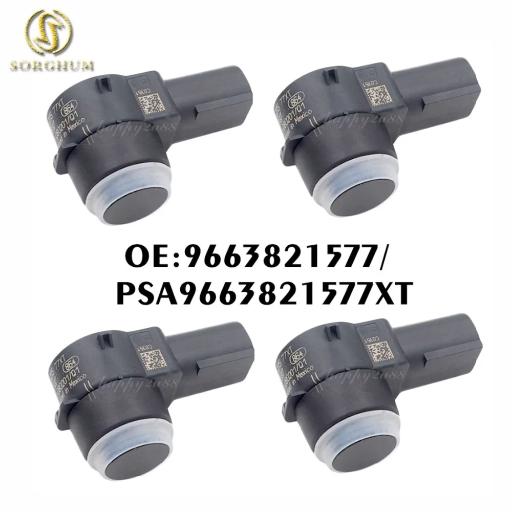 Парктроник PDC для Peugeot 307 308 407 Rcz Partner Citroen C4 C5 C6 9663821577XT PSA9663821577 6590A5 6590 EF 4 шт.|parking