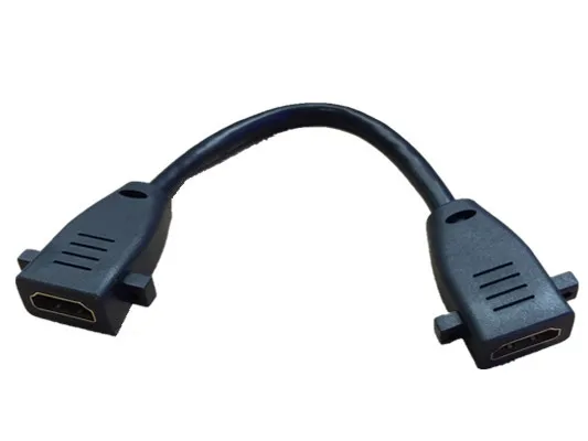 0 15 м HDMI Женский к женскому панельному удлинительному позолоченному кабелю|female to