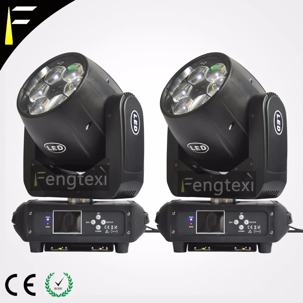 Мини светильник Bee Eye 6 Zoom с движущейся головкой 6x40 Вт 4 в 1 светодиодный зум