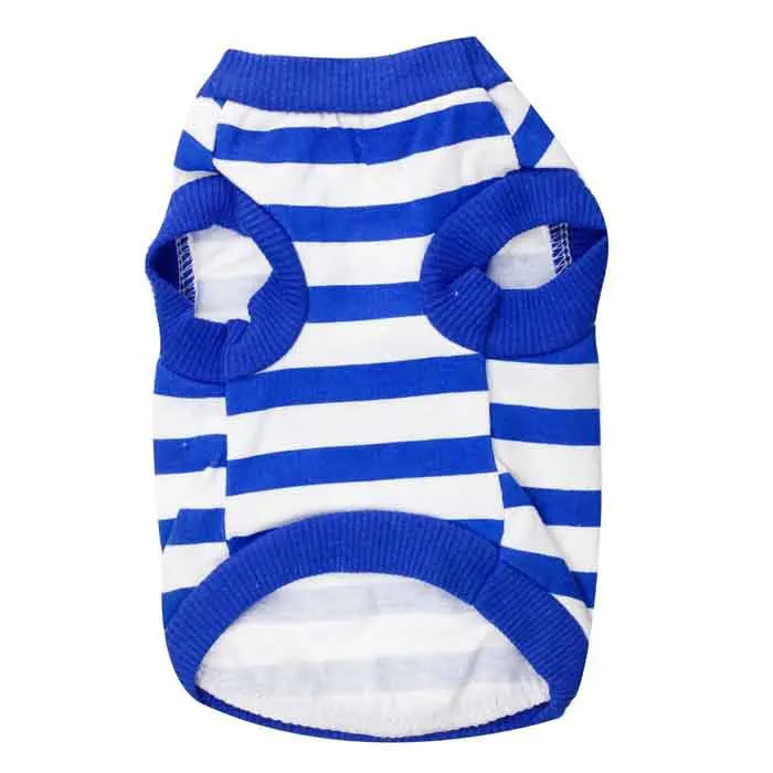 New Summer Pet Dog Vest Shirts Clothing Puppy Cat Cotton Big Eye Striped Vests T-shirt Coat Clothes For Small Dogs Costumes | Дом и сад