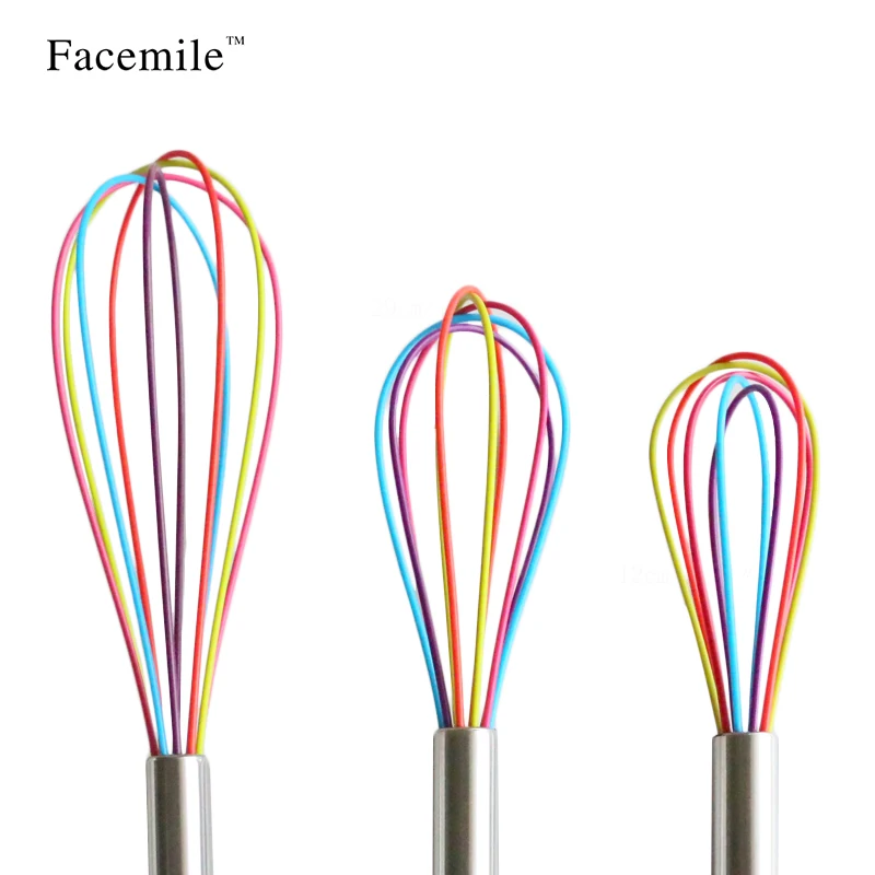 Кухонный силиконовый венчик 3 размера миксер для взбивания яиц инструменты