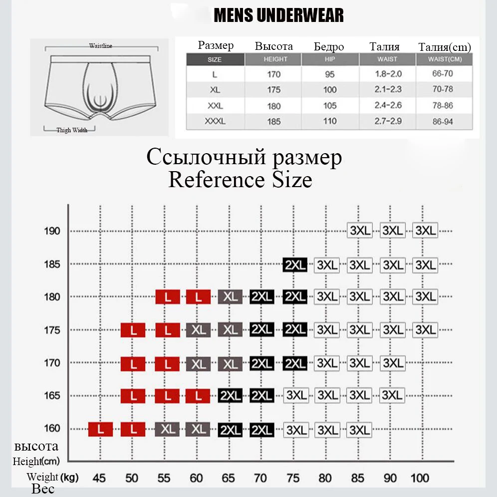 FEIXIU Эластичность Хлопка Underwear Трусы Мужские Homme Cueca Боксер Шорты Сексуальный