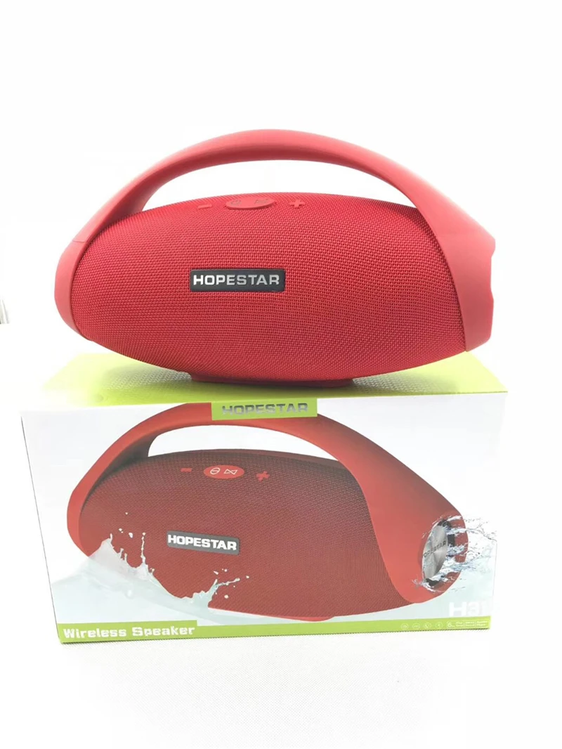 HOPESTAR H31 тяжелый бас большой мощности 32 Вт Bluetooth динамик стерео Саундбар бас беспроводной динамик сабвуфер TF USB портативный