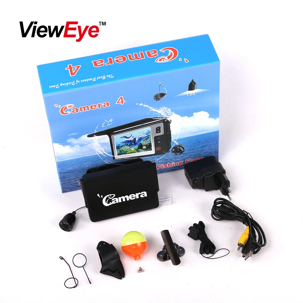 Профессиональный рыболокатор для подводной рыбалки, HD 1000TVL, 3,5 дюйма, 2 шт., ИК-светодиодный видеорегистратор с/без DVR