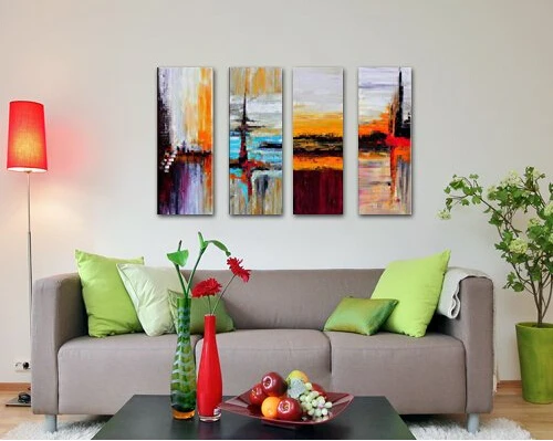

Cherish Art Hand Painted Oil Painting Gift Landscapes Abstract on Canvas for Home Decorations Art Work