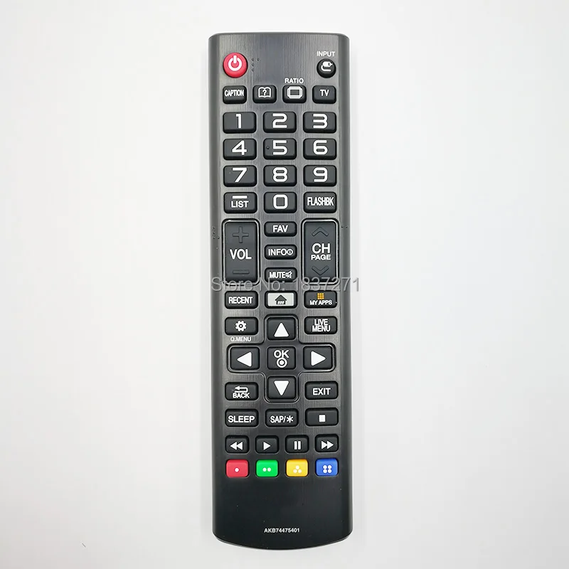 

Новый оригинальный пульт дистанционного управления AKB74475401 для LG 24LF4820 32LF595B 43LF5900 43UF6400 49UF6400 49UF6430 49UF6490 55UF643 0 ЖК-телевизор