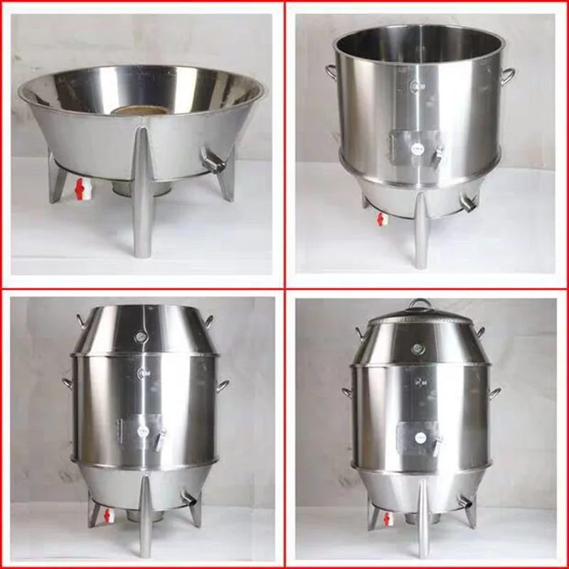 Газовый уголь двойного назначения печь для жарки уток Коммерческая стальная