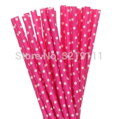 Rose Mint Dot 25 шт. розовый красный синий бумажные соломинки 1 шт. Прекрасный Микки Маус дети с днем рождения кекс Топпер флаги творческие вечерние принадлежности - Цвет: Rose Mint Dot