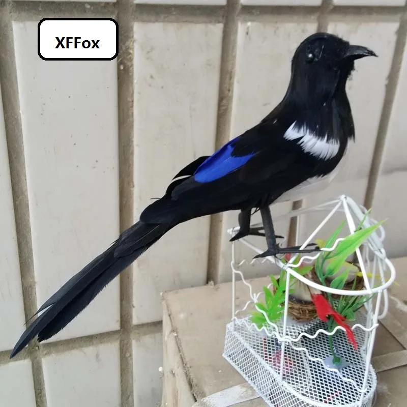 

Новая имитационная игрушка с длинным хвостом, искусственная пена и перо, Реалистичная игрушка для волшебных птиц, около 22 см xf0687