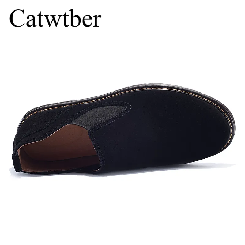 Catwtber Мужские ботинки пряжка платье в деловом стиле Британский плюшевые мода 2018