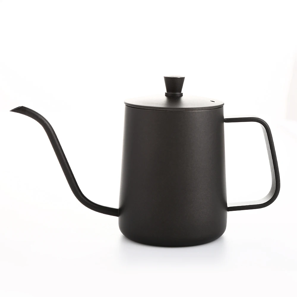 20oz Premium Pour Over Drip Kettle Stainless Steel Teflon Long Gooseneck Narrow Spout Coffee Maker Tea Pot