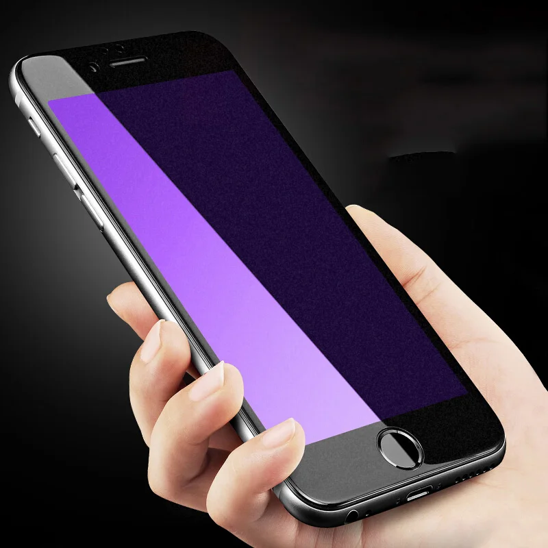 3D Матовый Анти-синий анти отпечатков пальцев закаленное стекло для Apple iPhoneX XS X 8 7 6
