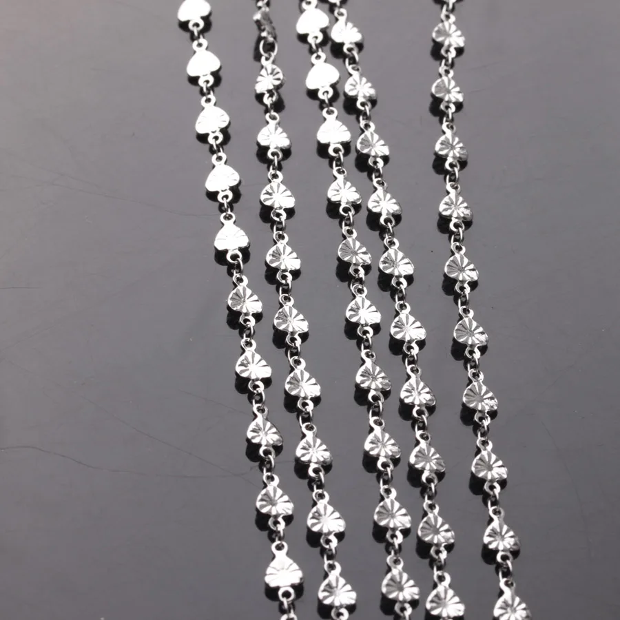 10 метров Лидер продаж оптовая продажа цепочка из серебристой нержавеющей стали с