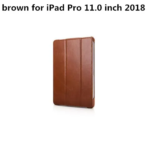 iPad Pro 11 2018 ICarer для iPad Pro 11 дюймов iPad Air 10,5 Mini5 Mini 5 чехол из натуральной кожи для iPad Pro 12,9 дюйма iPad air 3 - Цвет: iPad Pro 11 2018