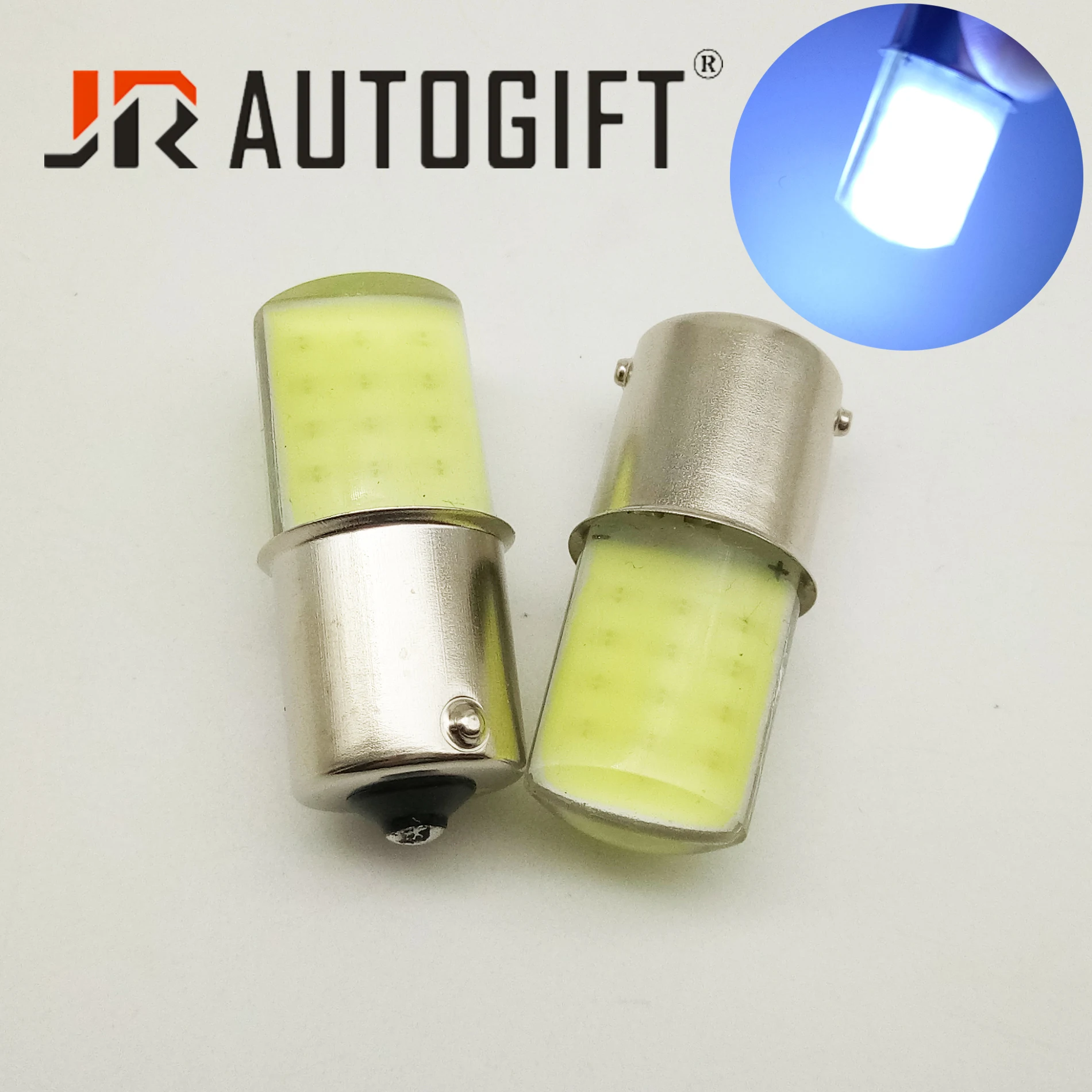 10x S25 1156 BA15S 1157 BAY15D Автомобильный светодиодный P21W Cob кремниевый задний фонарь