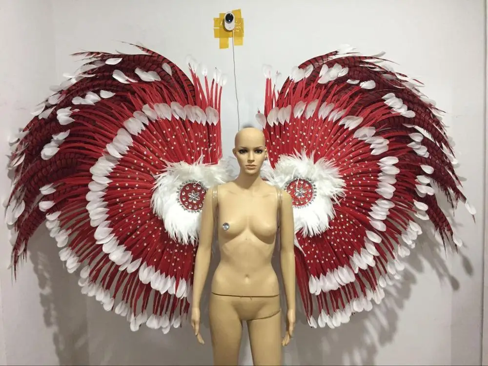 Костюм для женщин костюм с крыльями большие ангельские крылья из перьев|accessories