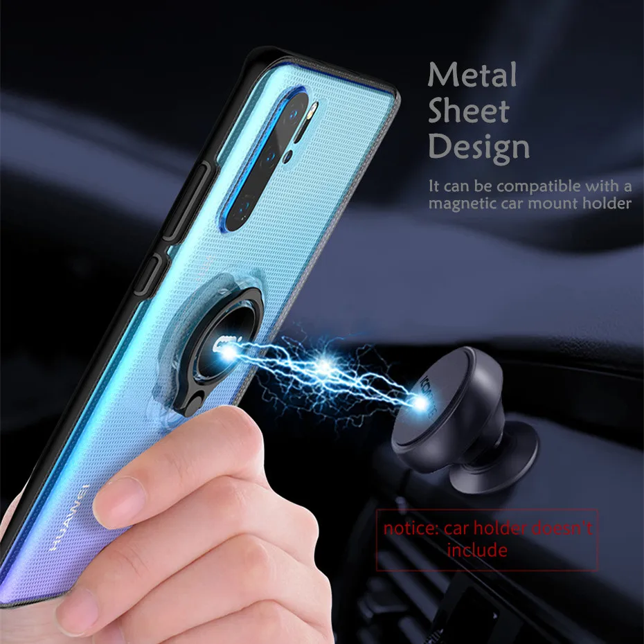Для huawei P30 Pro Чехол автомобильный держатель Магнитный стенд кронштейн палец