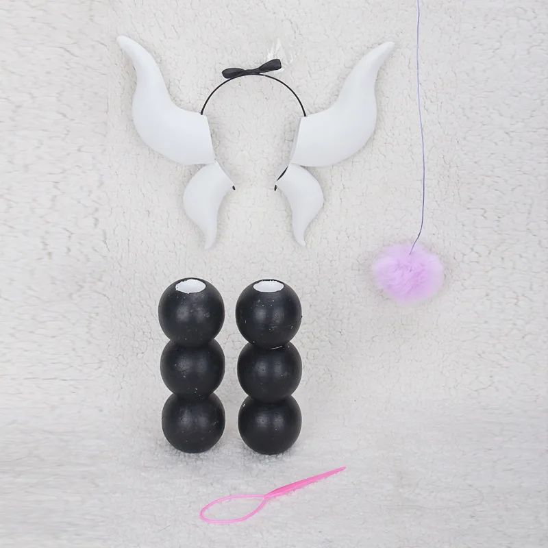 

Miss Kobayashi's Dragon Maid Kanna Kamui Cosplay Costume Maid Uniforms full set dress with wig and accessories Cosplay Costume