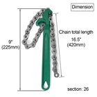 Сверхмощный гаечный ключ Boerray с храповым механизмом, 9 дюймов, инструмент для масляного фильтра, фитинги для труб, инструменты