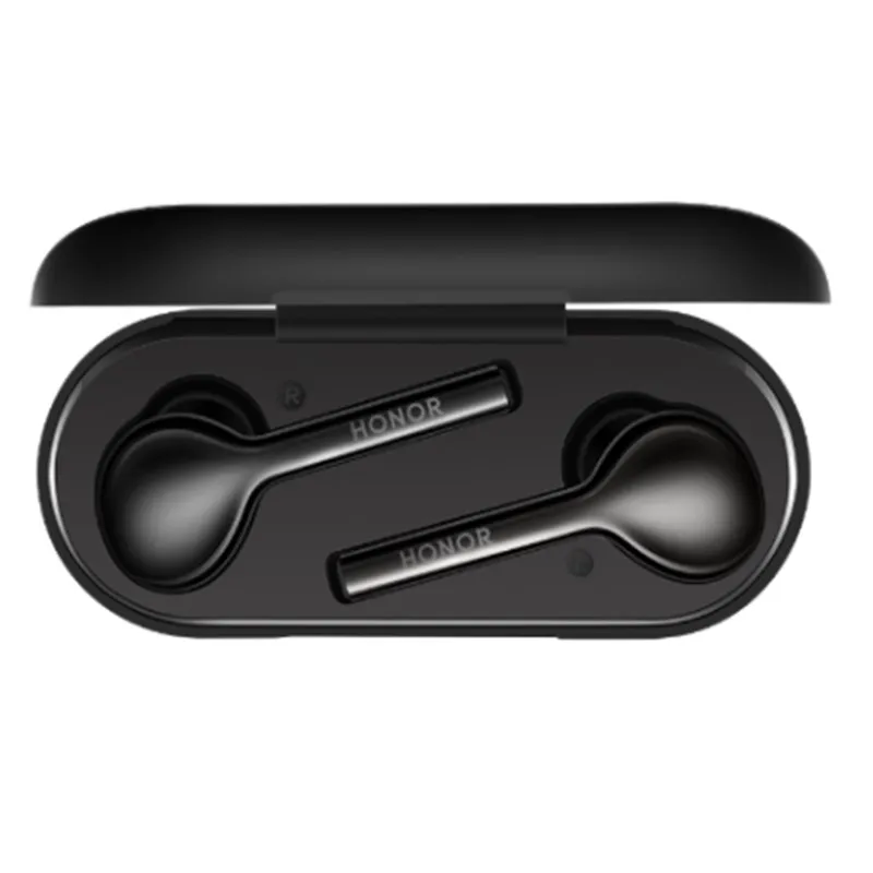 Черный Huawei Honor Flypods Lite Беспроводные Наушники Hi-Fi водонепроницаемые IP54 управление беспроводным зарядным устройством Bluetooth 4,2 - Цвет: Черный