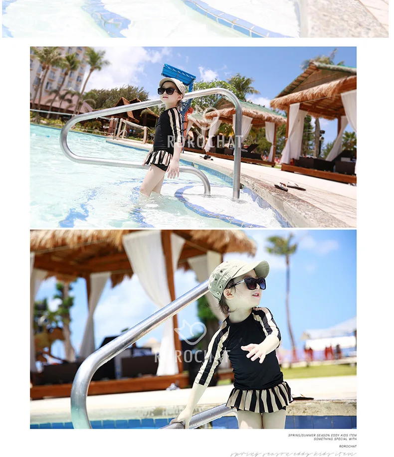 Девушки Разделение купальный костюм для детей одежда купания детские плавки