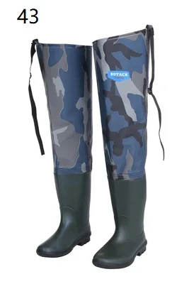 Navy camouflage 43 Водонепроницаемые сапоги; охотничьи сапоги; болотные сапоги для рыбалки; зимние сапоги для рыбалки; болотная обувь; резиновые сапоги - Цвет: Navy camouflage 43