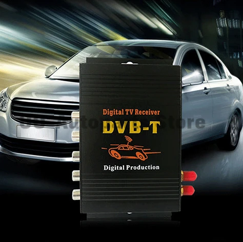 HD DVB-T MPEG4 ТВ приемник коробка тюнер двойная антенна автомобильная Мобильная цифровая ТВ коробка для европейских стран