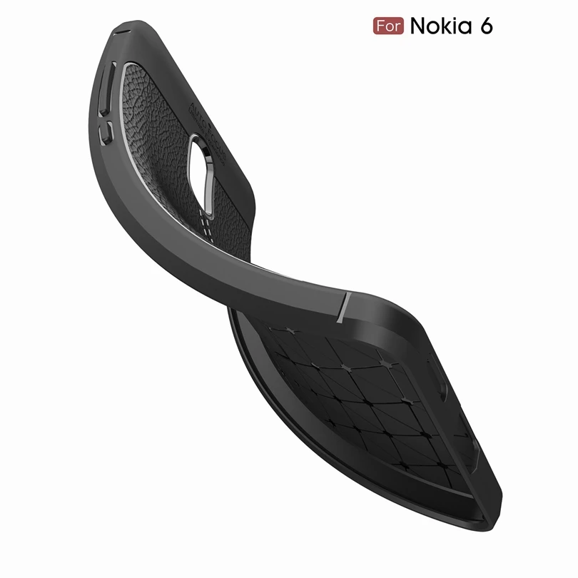 Чехол для Nokia 6 5 дюйма задняя защитная крышка смартфона Мягкий противоударный