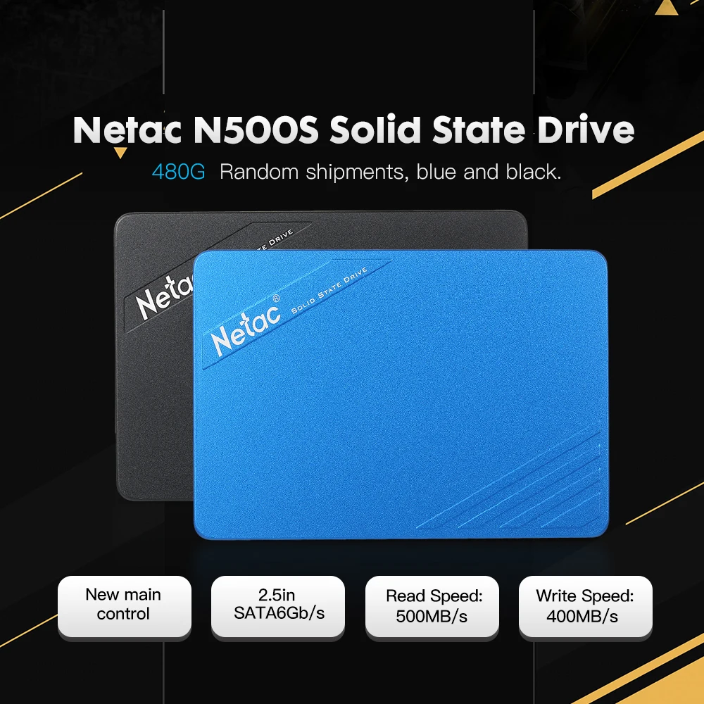Netac N500S SSD 60 ГБ 120 240 г 320 480 SATA6Gb/s 2 5 дюйма Внутренний твердотельный накопитель SATA HD Dist