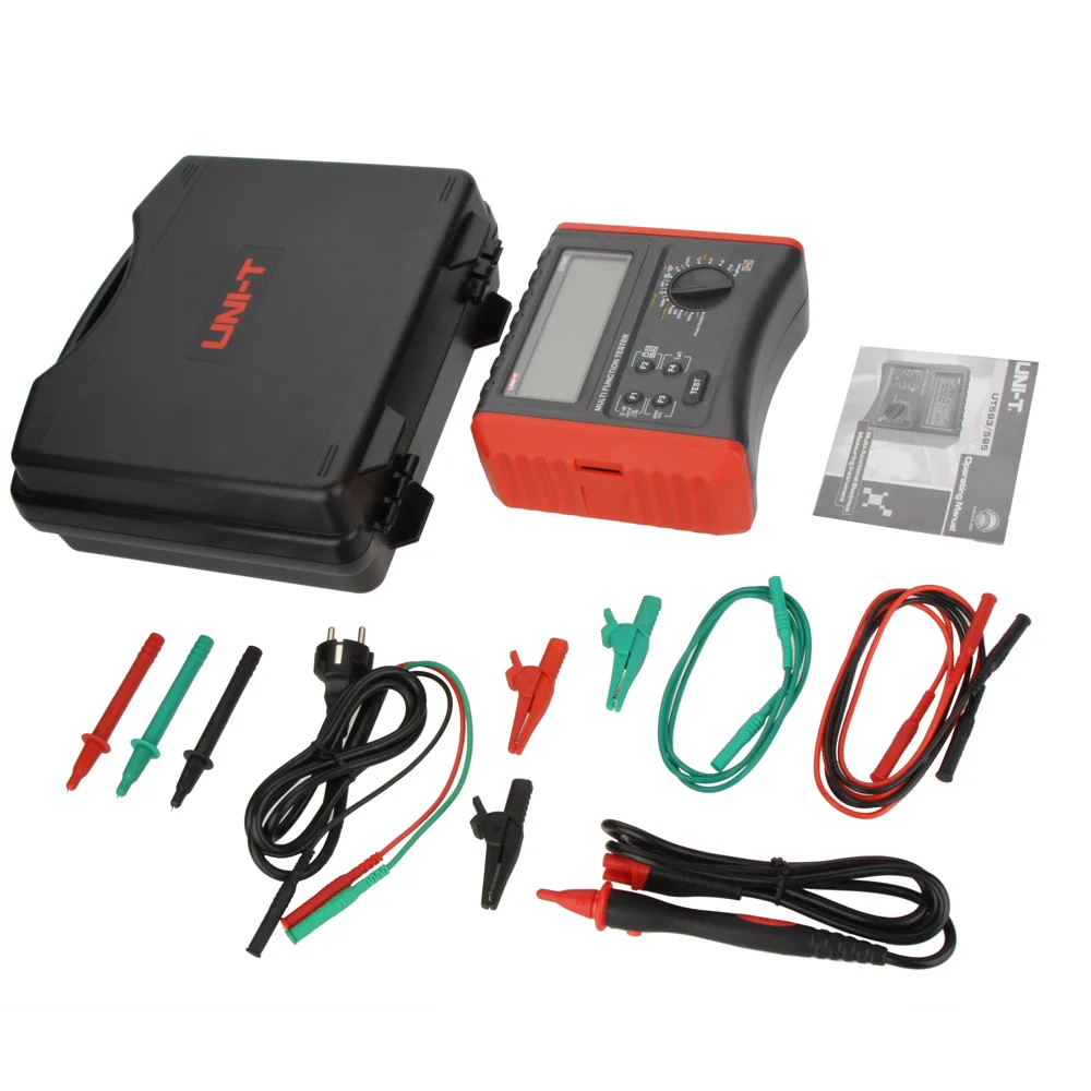 UNI T UT595 Многофункциональный Электрический тестер безопасности RCD контурная