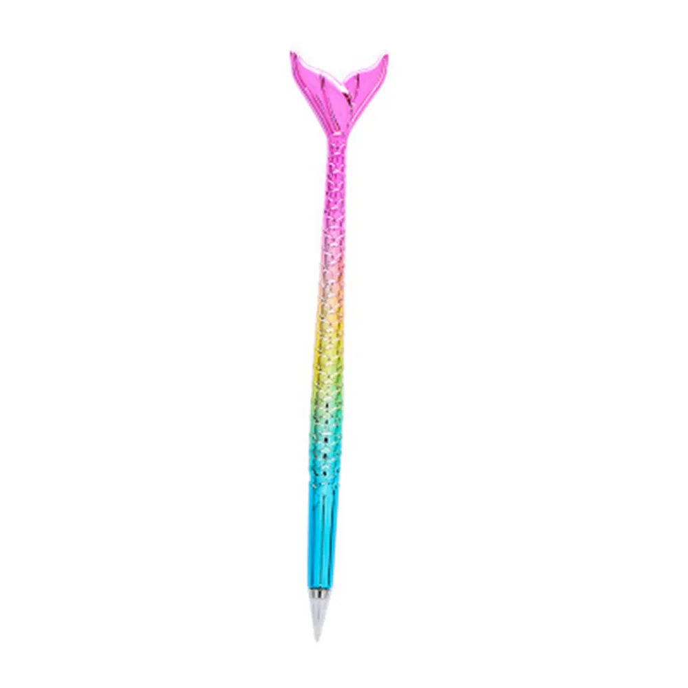 

Novelty Mermaid Ballpoint Pen Creative Rainbow Colors Roller Ball Pens For Writing Girls Gift School Supplies Cute Stationery