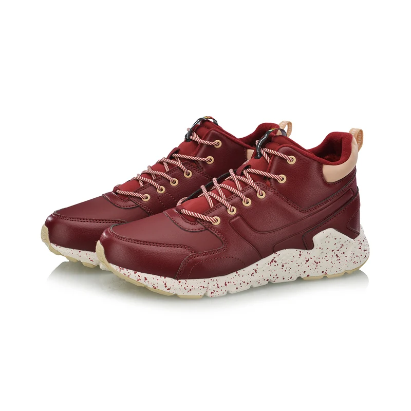 Li Ning/Женская Классическая обувь для отдыха из вулкана износостойкие флисовые