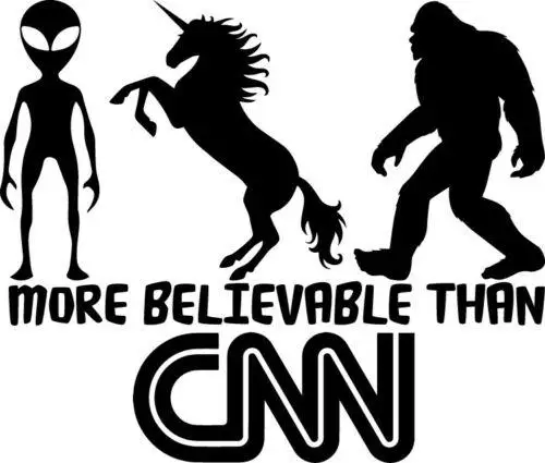 Более правдоподобные чем наклейки CNN на автомобиль имитация Трампа США GOP длина 14