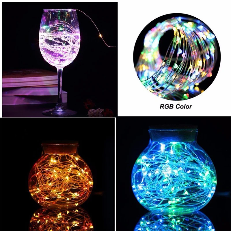 Светодиодные фонари с 5 метрами сказочные огни Фестивальная Атмосфера