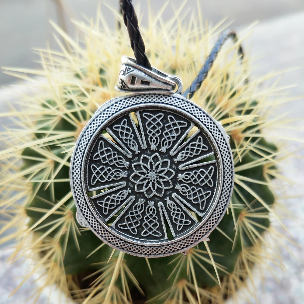 1 шт., славянское ожерелье Kres power Amulet, ювелирные изделия викингов, древнее славянское Скандинавское колдовство, ожерелье талисман